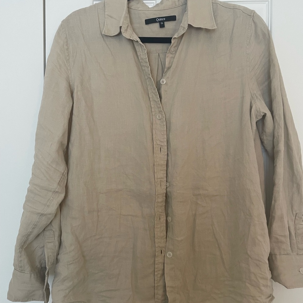 Quince 100% Linen Top